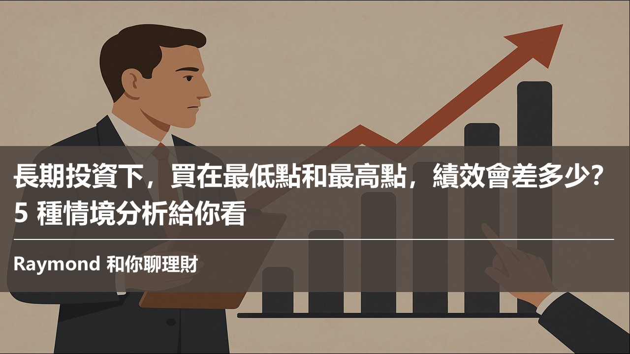 長期投資下，買在最低點和最高點，績效會差多少？ 5 種情境分析給你看